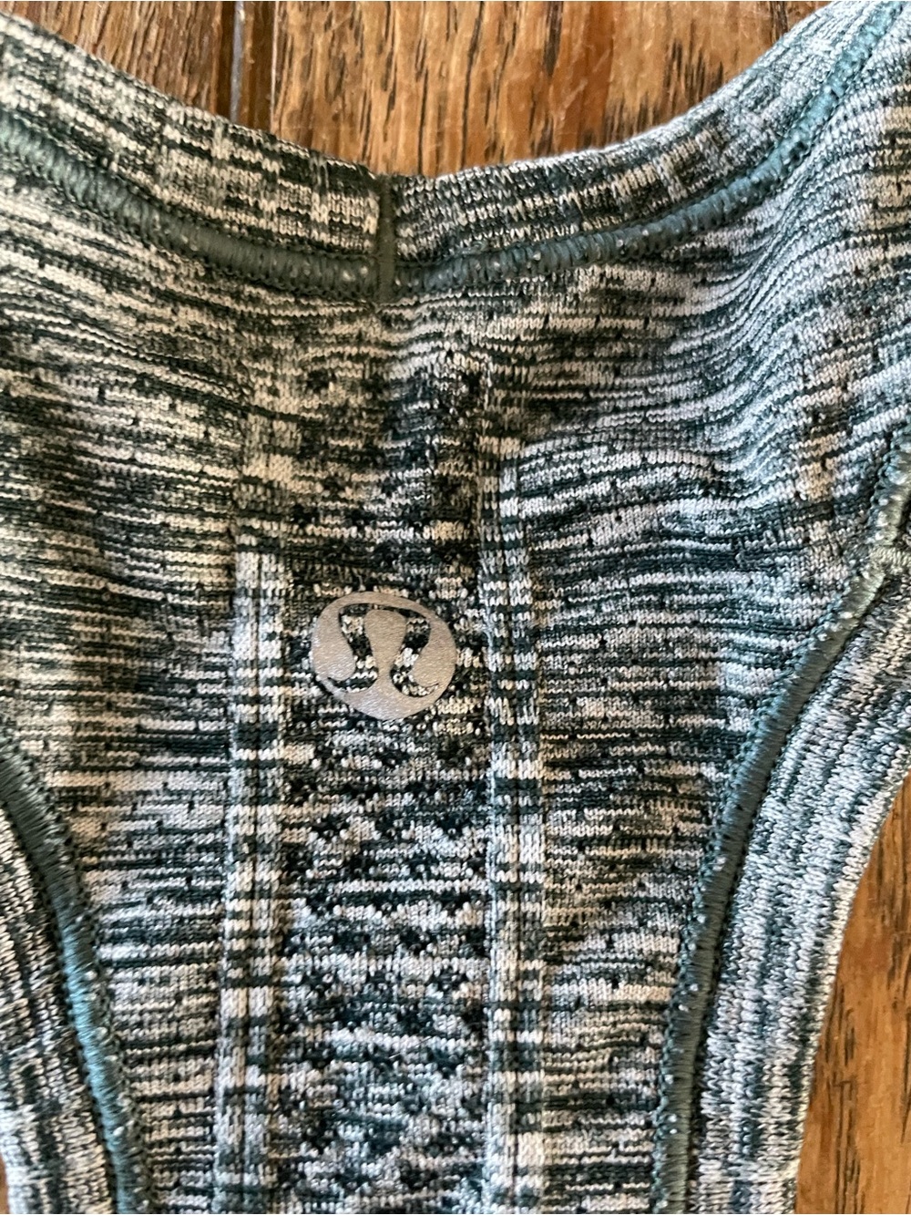 Lululemon Racerback Tank Top - Heather Green - Picture 3 of 6